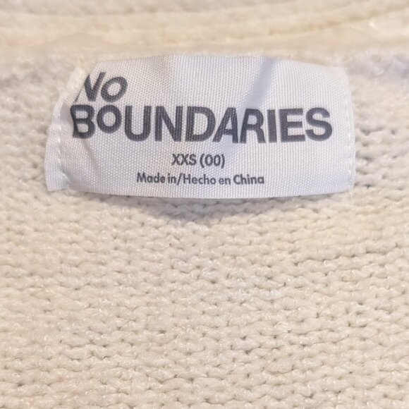 NWT No Boundaries Button-Front Cardigan Teddy Bear in Almond XXS - Picture 3 of 14